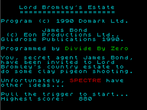 lbe1 James Bond - Lord Bromley's Estate