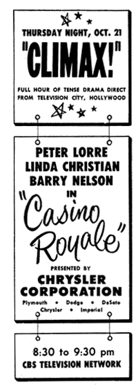 Reklame for Casino Royale