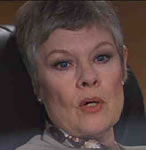 m1 M, spilt av Judi Dench