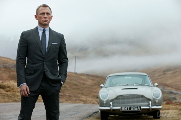 aston-martin-skyfall James Bond og hans Aston Martin i Skyfall