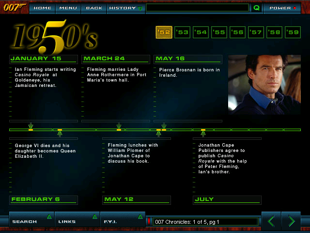 ultimate-dossier-timeline James Bond: The Ultimate Dossier - tidslinje